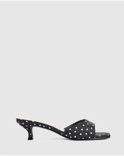 Verali - Alyssa Kitten Heel Mules