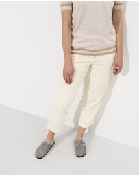 Birkenstock - Boston Suede Leather/Shearling Narrow