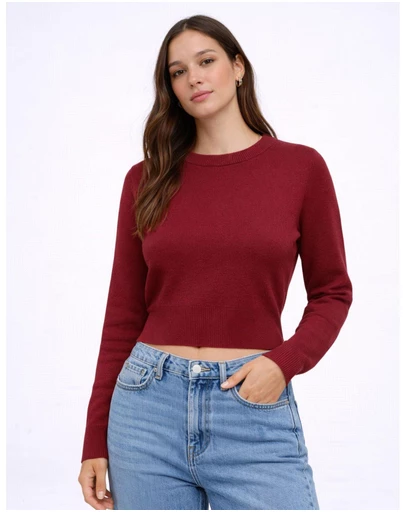 ONLY - Libi Fitted Long Sleeve Top