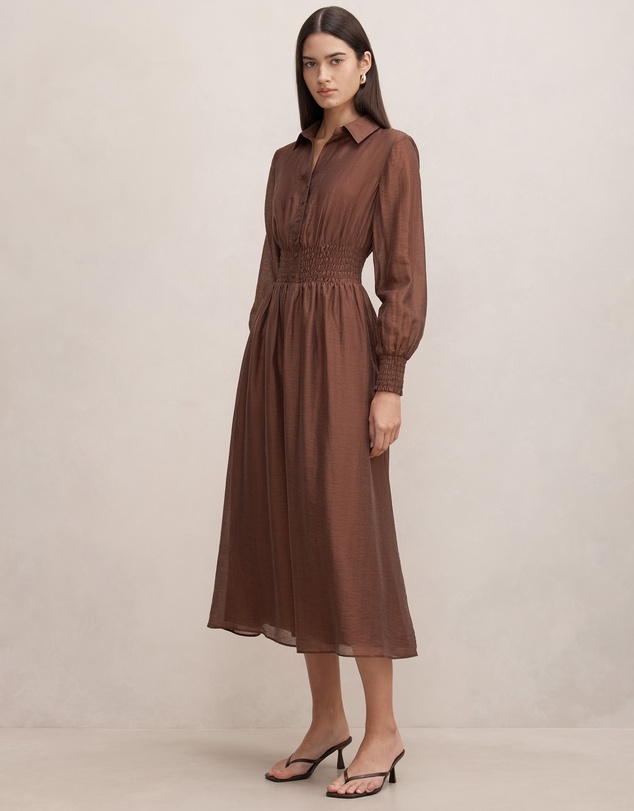 Forever New - Elissa Shirred Waist Midi Dress