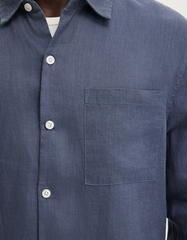 Cotton On - Relaxed Linen Long Sleeve Shirt