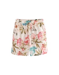 NEXT - Broderie Stretch 100% Cotton Waist Shorts