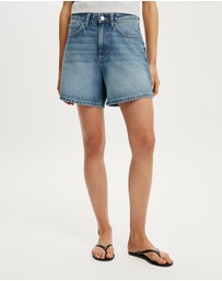 Cotton On - High 90 S Denim Short