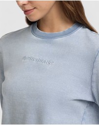 GUESS Jeans - GUESS JEANS Crew Neck Regular Logo Sweater