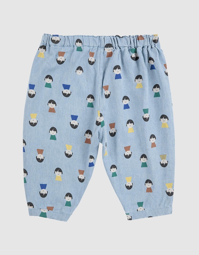 Bobo Choses - Game Pawns All Over Light Denim Pants - Babies