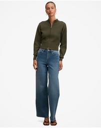 Forever New - Hanna Zip Knitted Jacket