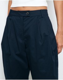 AERE - Sian Organic Cotton Barrel Leg Pants