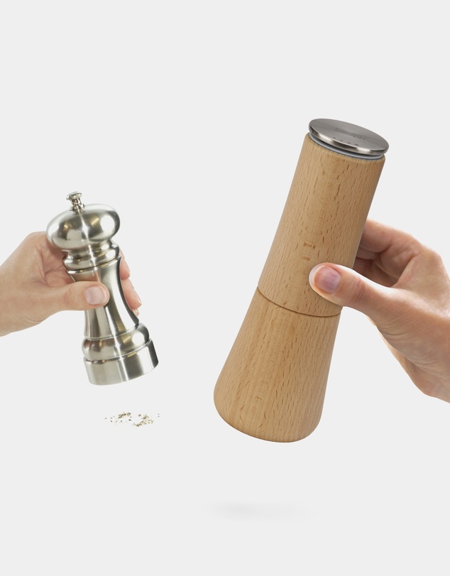 Joseph Joseph - Milltop™ No-spill Salt Mill (Wood)