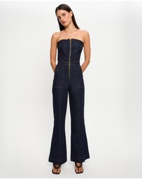 KIVARI - Dani Denim Jumpsuit