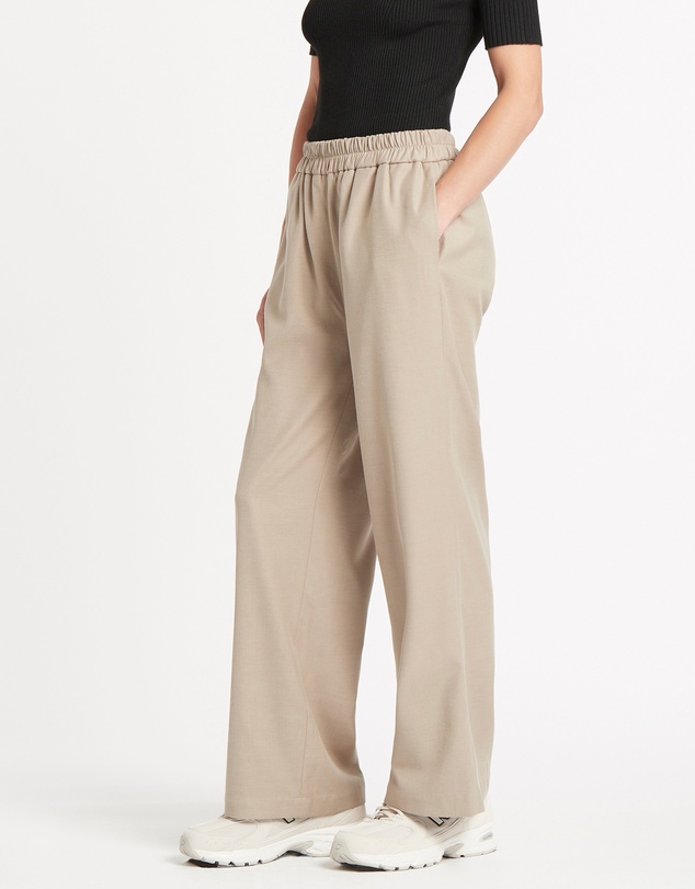 FRIEND of AUDREY - Tomes Elastic Waist Trousers