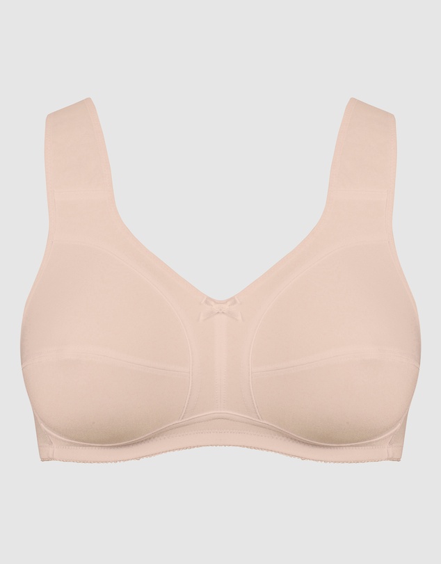 Naturana - Cotton Blend Full Coverage Wide Strap Bra