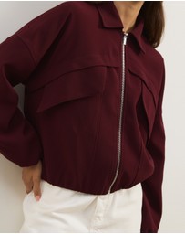 Atmos&Here - Gabriella Tailored Bomber Jacket