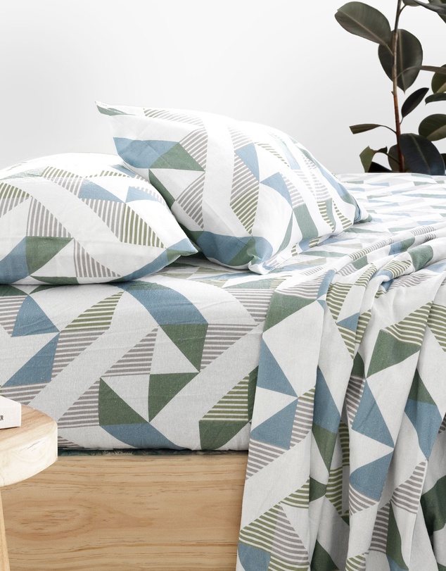 Bambury - Onslow Flannelette Sheet Set Split King