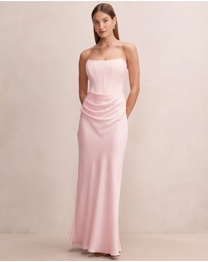 Forever New - Isra Drape Strapless Maxi Dress