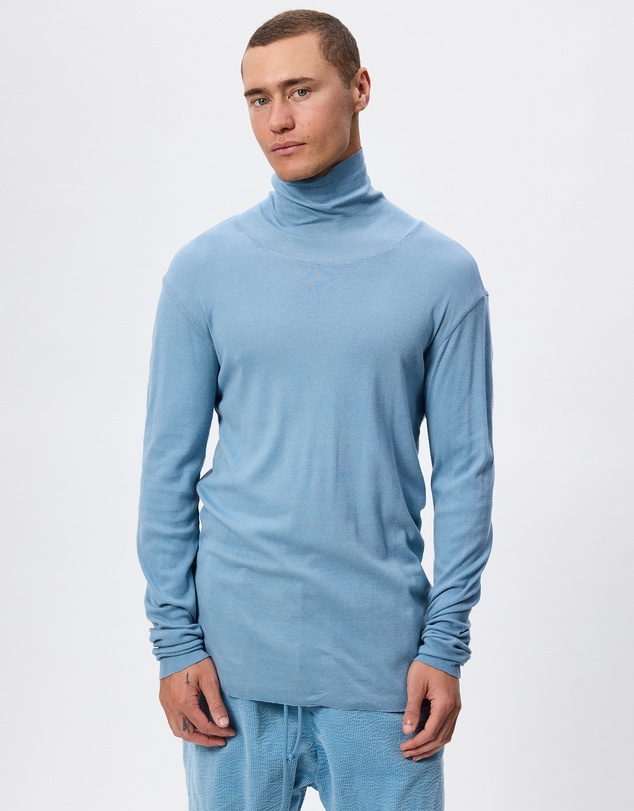 Surrounded By Ghosts - The Atacamite Slim Rib Knit Turtle Neck T-Shirt