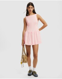 Cotton On - Mikki Drop Hem Mini Dress