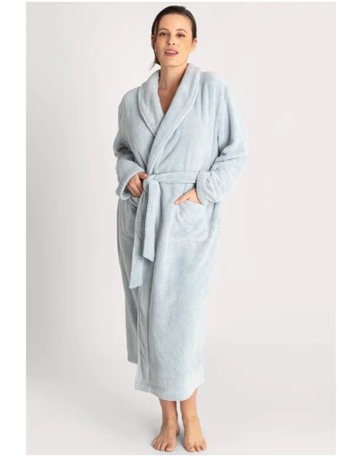 Ava & Audrey  - Ava & Audrey Betty Jacquard Fleece Robe