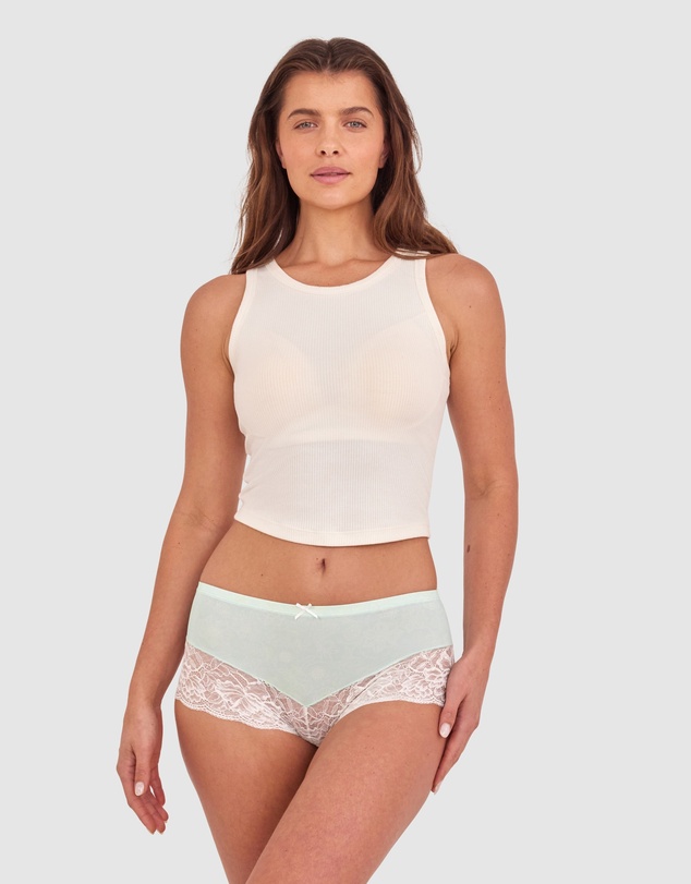 Bras N Things - Faith Full Brief-Print Paisley
