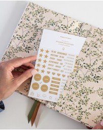Bespoke Letterpress - 2026–2027 Weekly Financial Year Planner – White Blossoms