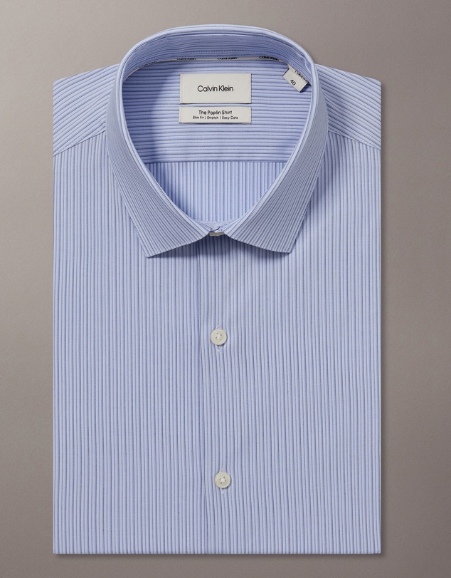 Calvin Klein - Poplin Stretch Dress Shirt
