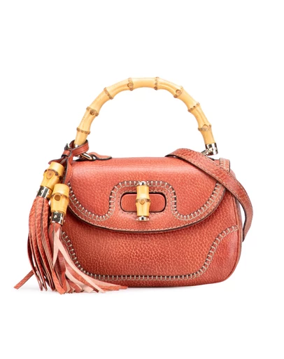 Pre-Loved by Azura Reborn - Pre-Loved gucci Elegant Crafted Leather Top Handle Bag with Tassels