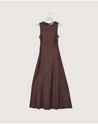 Revibe - Repaired Minima Esenciales Wren Bias Midi Dress - AU 8