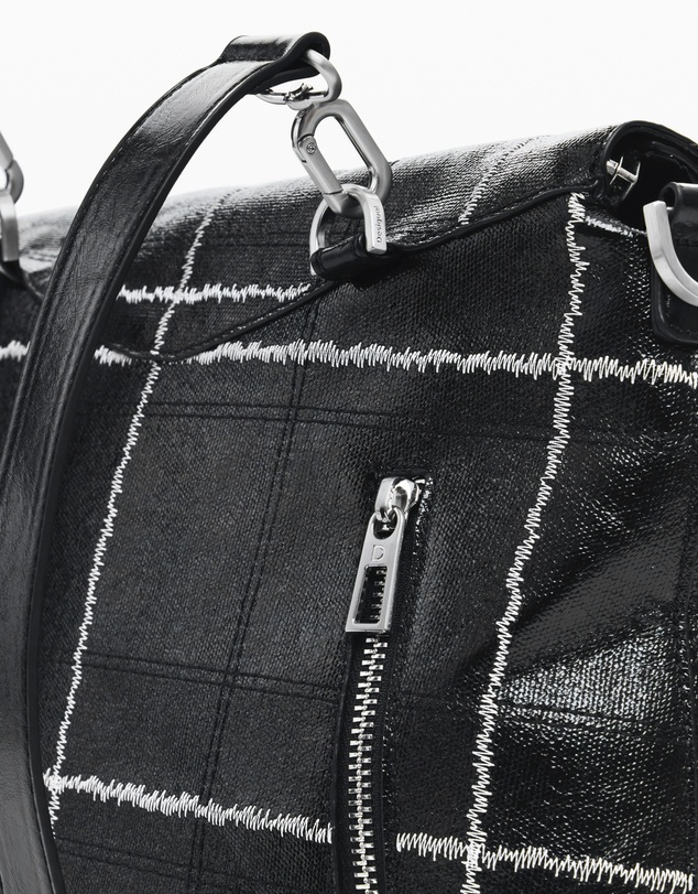 Desigual - Medium convertible checkered backpack