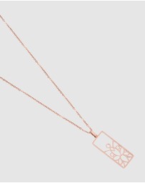 Pastiche - White Orchid Necklace