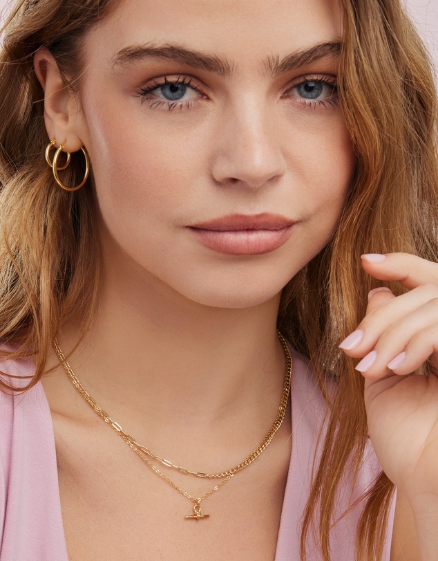 Zoe Olivia - 14K Gold Vermeil Icon Alternate Chain Necklace