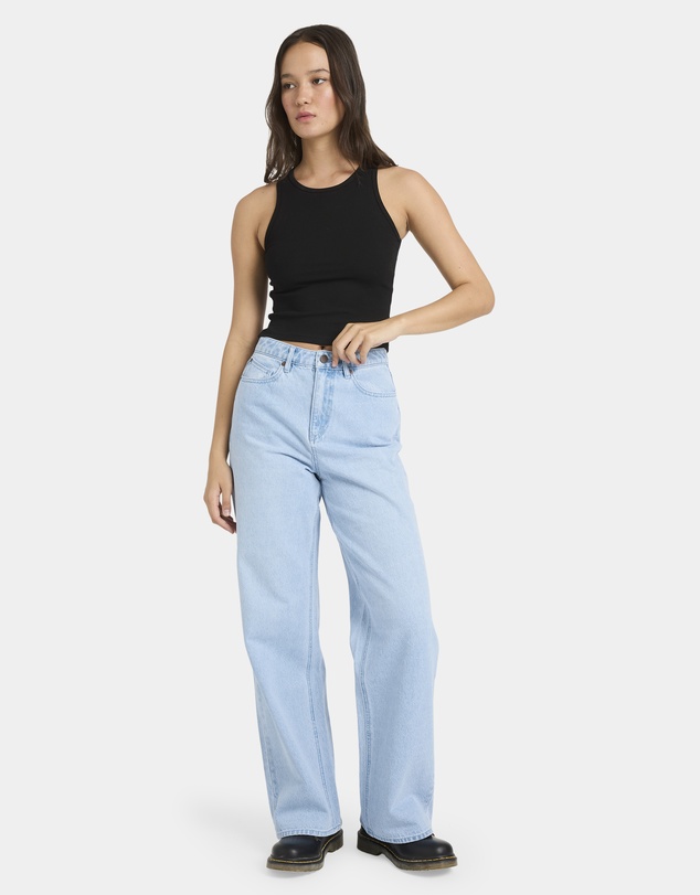 Volcom - Womens Stoned BF High Rise Denim Jeans