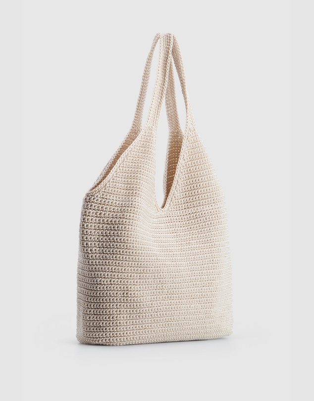 Laura Jones - Rayon Crochet Tote Bag