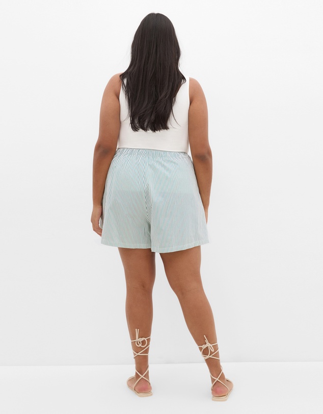 City Chic - Cora Stripe Cotton Short