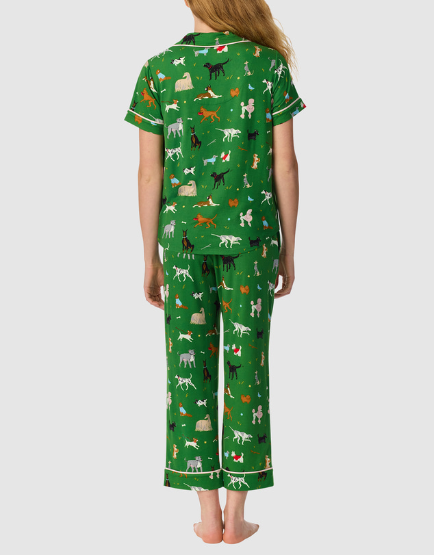 Kate Spade - Button Up Short Sleeve Long Jersey Pyjama Set