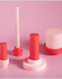 porter green - flipp sml silicone unbreakable candle holder set