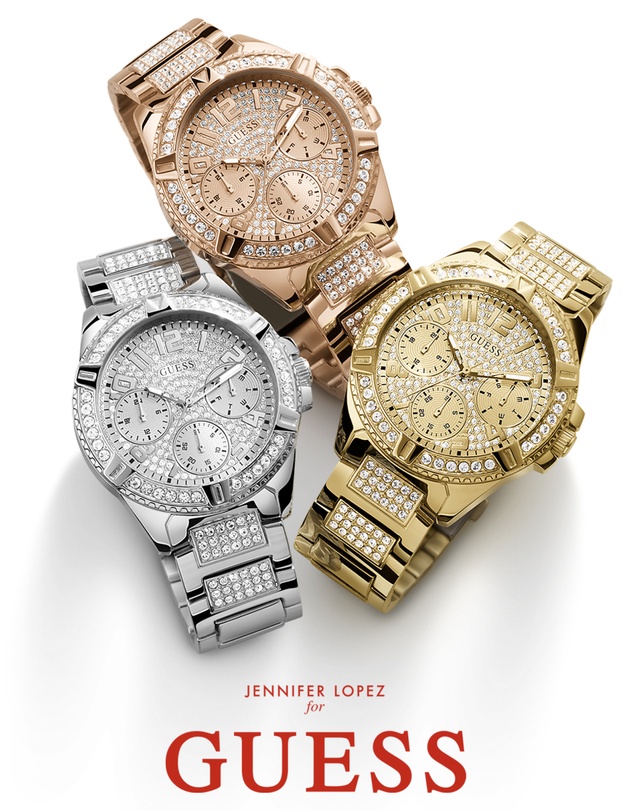 GUESS - Lady Frontier Gold Tone 40mm