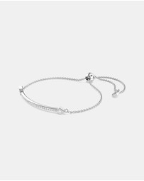 Swarovski - Idyllia Bracelet, Mixed Cuts, Arrow, White, Rhodium Plated