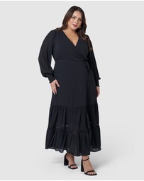 Pink Dusk by Curve Project - Hanky Panky Wrap Dress