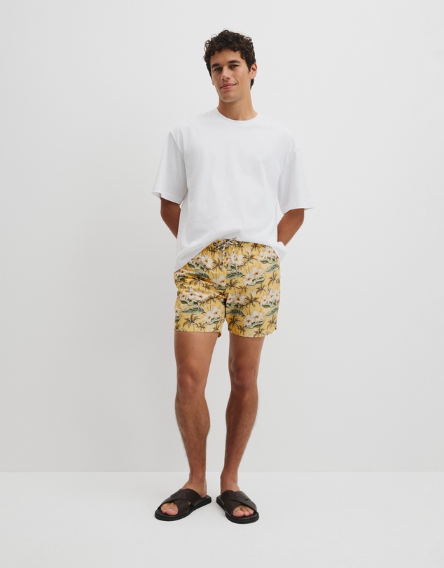 Country Road - Tropical Print Swim Short
