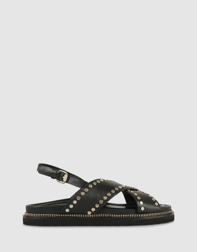 S by Sempre Di - Noir Sandals
