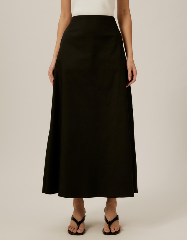 Tussah - A-Line Midi Skirt