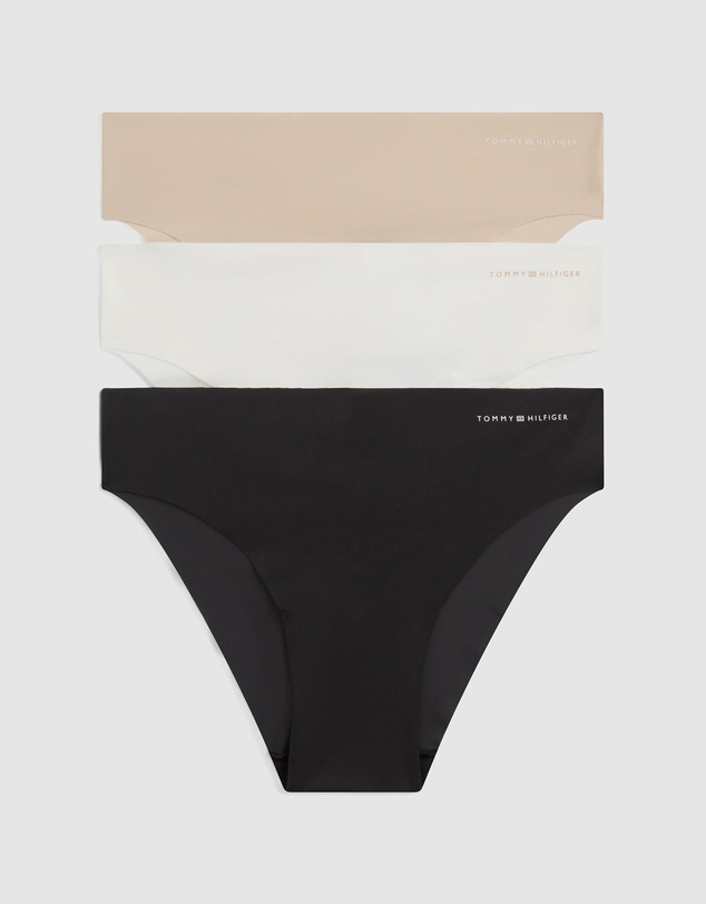 Tommy Hilfiger - 3 Pack Logo Microfibre Brazilian Briefs