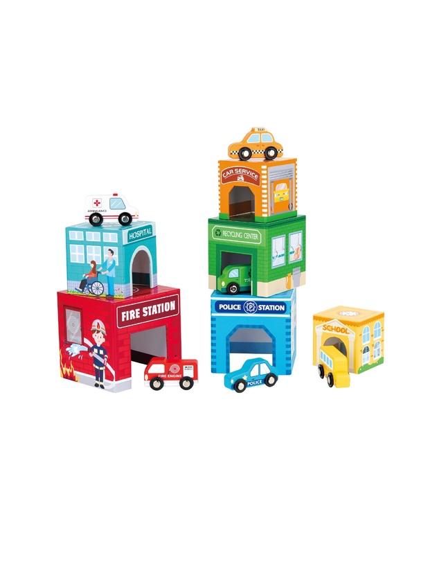 Bello - Stacking Cubes with Vehicles