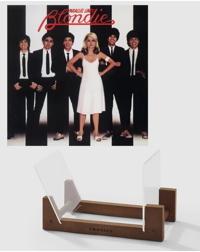 Universal Music - Blondie - Parallel Lines - Vinyl Album & Crosley Record Storage Display Stand
