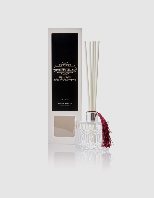 Silk Oil of Morocco - Hamptons Deluxe Reed Diffuser - Cosmopolitan