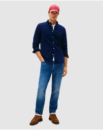 Tommy Hilfiger - Regular Fit Flag Embroidery Corduroy Shirt