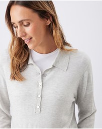 Ripe Maternity - Piper Polo Nursing Knit