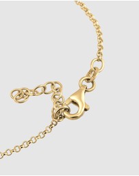 Elli Jewelry - Bracelet Pearl Wedding Charm 925 Sterling Silver Gold-Plated
