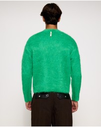 SUNNEI - Hairy Knit Round Neck Sweater