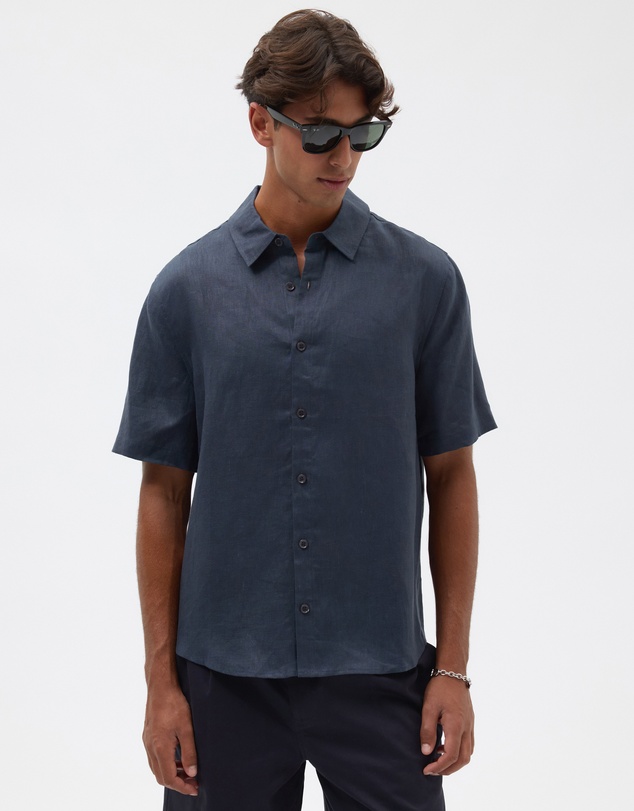 AERE - Euro Resort Linen SS Shirt