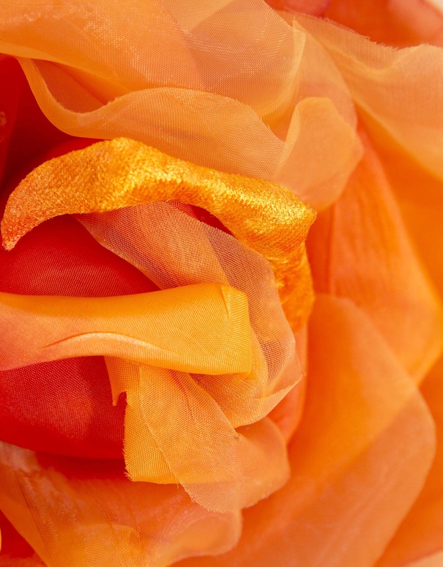 Fillies Collection - Large Orange Flower Fascinator Headband